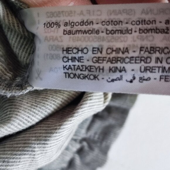 Zara pants women's size M grey leisure lightweight - Picture 6 of 14